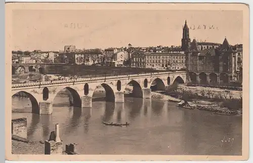 (53538) AK Montauban, Le Vieux Pont, 1937
