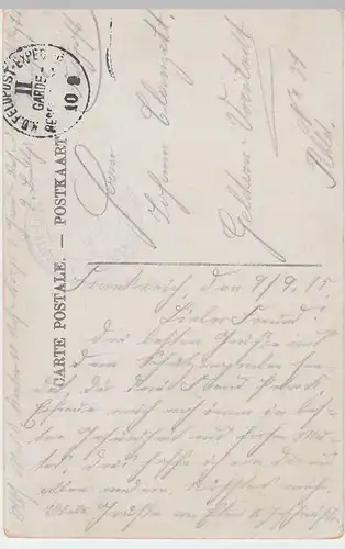 (53534) AK Arras, Statue d'adolphe Lenglet, Feldpost 1915