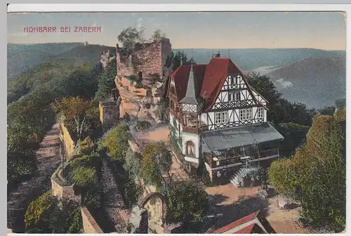 (53519) AK Burg Hohbarr, Chateau du Haut-Barr bei Zabern, Saverne, 1915