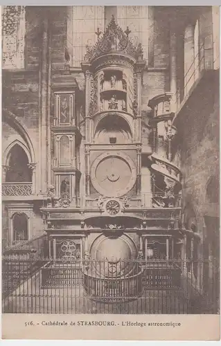 (53516) AK Strasbourg, Straßburg, Kathedrale, Astronomische Uhr, vor 1945