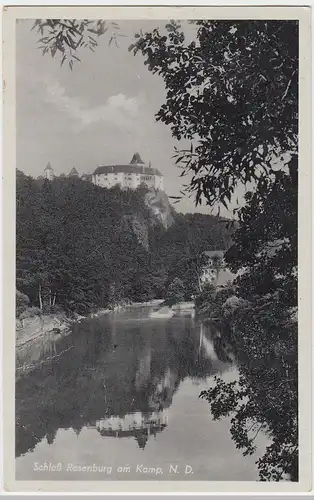(53353) AK Schloss Rosenburg im Kamptal, 1948