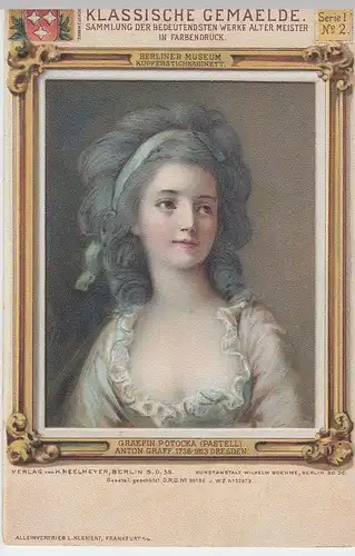 (53222) AK Gemälde v. Anton Graff: Gräfin Potocka, vor 1905