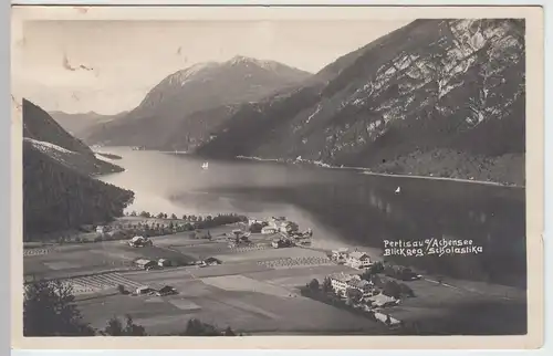 (53033) Foto AK Pertisau am Achensee, Blick gegen Scholastika, 1926