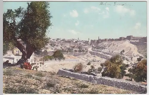 (53014) AK Jerusalem, Blick auf, vor 1945