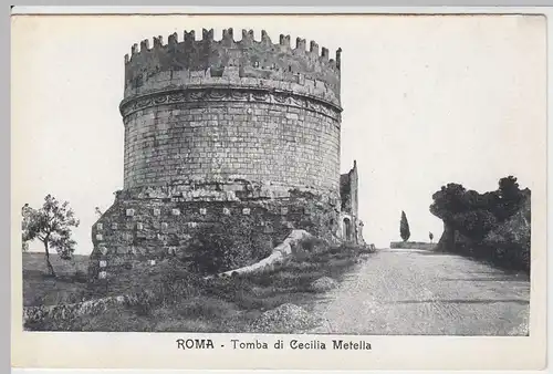 (52992) AK Rom, Roma, Grabmal, Tomba de Cecilia Metella, vor 1945