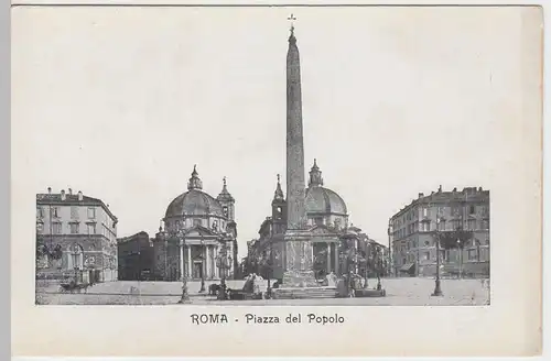 (52990) AK Rom, Roma, Piazza del Popolo, vor 1945