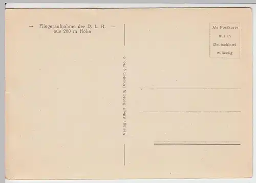 (52899) AK Dresden, Zwinger, Schloss, Oper, Luftbild, vor 1945