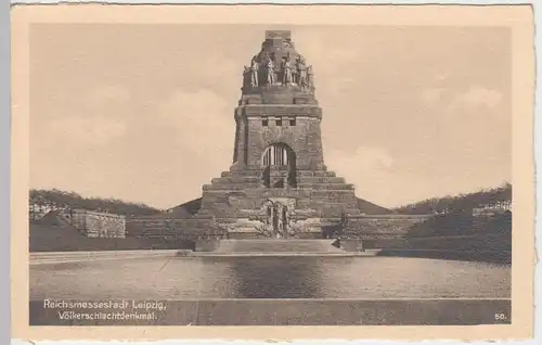 (52703) Foto AK Leipzig, Völkerschlachtdenkmal, vor 1945