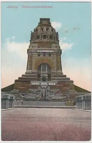 (52701) AK Leipzig, Völkerschlachtdenkmal, vor 1945