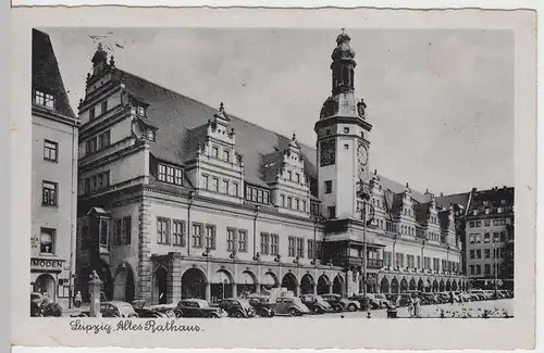 (52696) AK Leipzig, Altes Rathaus 1943