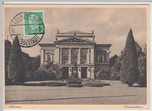 (52679) AK Leipzig, Konzerthaus 1932