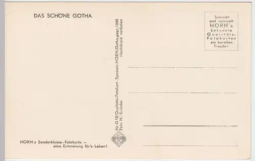 (52619) AK Gotha, Park an der Orangerie, vor 1945