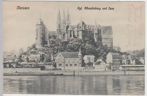 (52575) AK Meißen, Albrechtsburg, Dom 1919