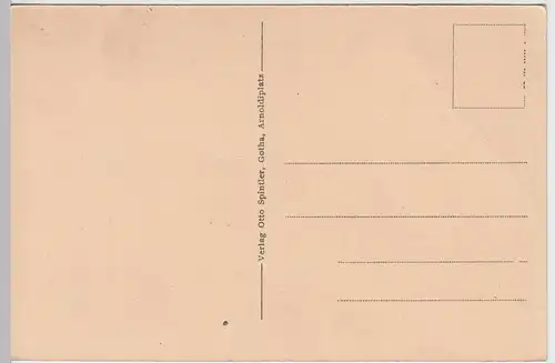 (52517) AK Friedrichroda, Panorama mit Gottlob, vor 1945