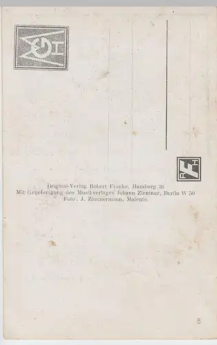 (52314) AK Liedkarte, Mein Herz hat den Wunsch in d. Heimat zu sein, v. 1945