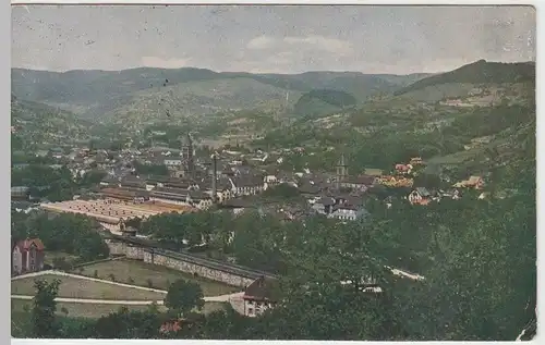 (51840) AK Munster, Münster im Elsass, Totale, vor 1945