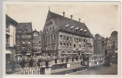 (51810) AK Augsburg, Weberhaus am Moritzplatz, 1940