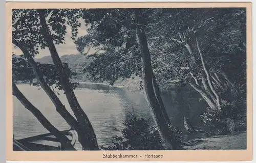 (51213) AK Sassnitz, Stubbenkammer, Hertasee, 1922