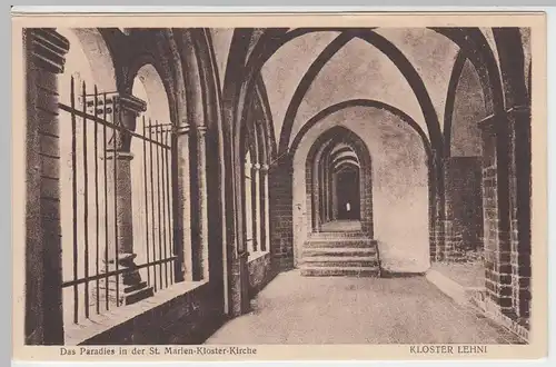 (51182) AK Kloster Lehnin, Das Paradies i.d. St. Marien-Kirche, 1927