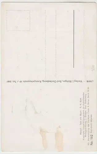 (51073) AK Liedkarte, "Leb' wohl, Irene!", 1930er