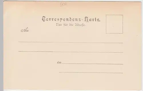 (51030) AK Gruss aus Wien, Reichsratsgebäude, Pferdebahn 1899