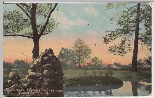 (50975) AK Saginaw (Michigan), Fordney Park, 1912