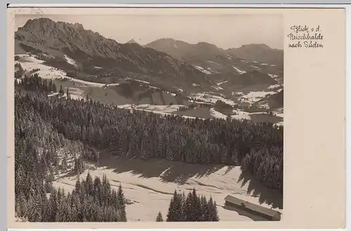 (50740) Foto AK Blick v.d. Reischhalde nach Süden, 1937