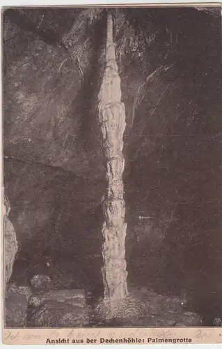 (50719) AK Dechenhöhle Iserlohn, Palmengrotte, 1912