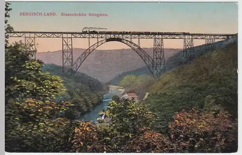 (50690) AK Müngstener Brücke, Bergisches Land, vor 1945