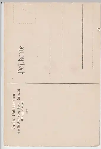(50448) AK Passionsspiel Freiburg i.Br., Christusdarsteller A. Faßnacht, 1920er