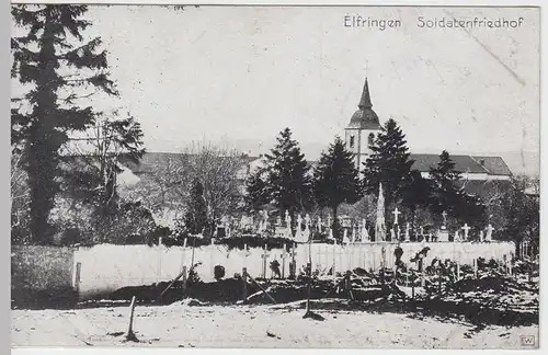 (50447) AK Avricourt (Elfringen), Soldatenfriedhof, Feldpost 1916