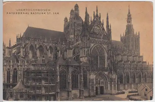 (50420) AK 's-Hertogenbosch, Kathedraal Basiliek St. Jan, vor 1945