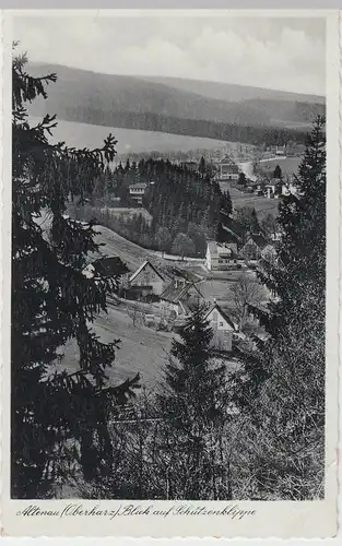 (50110) AK Altenau, Blick auf Schützenklippe, 1930er