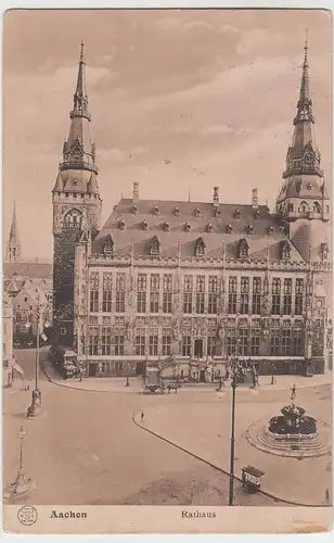 (50102) AK Aachen, Rathaus, 1906