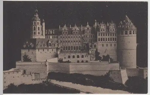 (49978) AK Heidelberg, Schloss vor der Zerstörung (Modell) 1910