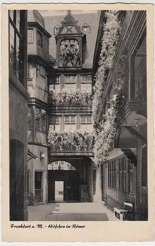 (49969) AK Frankfurt a.M., Höfchen im Römer, vor 1945