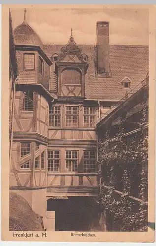 (49962) AK Frankfurt a.M., Römerhöfchen, 1918
