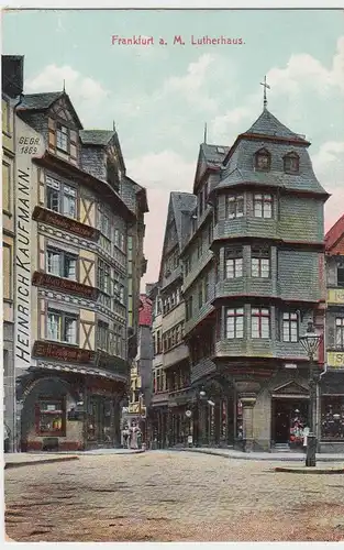 (49948) AK Frankfurt a.M., Lutherhaus, vor 1945