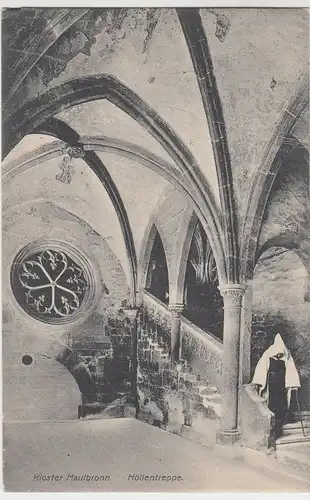 (49923) AK Kloster Maulbronn, Höllentreppe, vor 1945