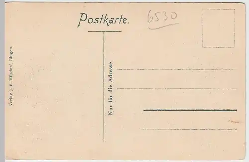 (49880) AK Rüdesheim, Nationaldenkmal, Relief Rhein u. Mosel, vor 1945