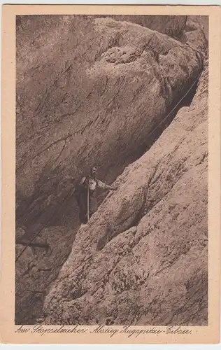 (49831) AK Am Stopselzieher, Abstieg Zugspitze - Eibsee, 1924