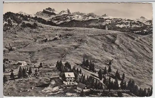 (49827) Foto AK Holzegg mit Hessisbohlaplen