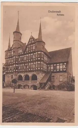 (49800) AK Duderstadt, Rathaus, vor 1945