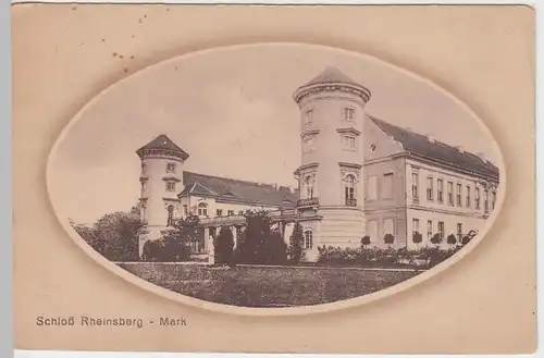 (49759) AK Schloss Rheinsberg, vor 1945