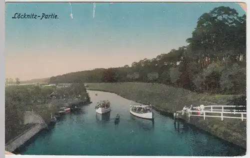 (49738) AK Löcknitz-Partie, vor 1945