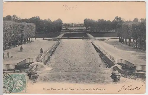 (49723) AK Saint-Cloud, Parc, Bassins de la Cascade, 1903