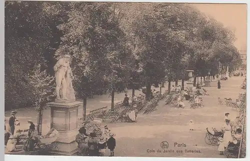(49718) AK Paris, Coin du Jardin des Tuileries (Tuileriengarten), 1916