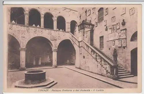 (49701) AK Firenze, Palazzo Pretorio o del Podesta, vor 1945