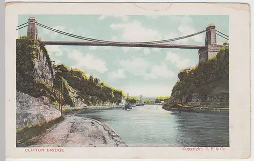 (49679) AK Bristol, Clifton Suspension Bridge, vor 1945