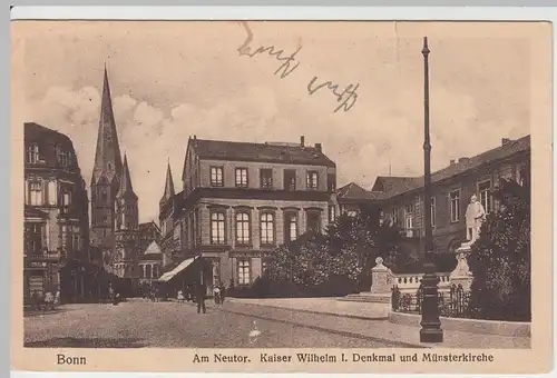(49629) AK Bonn, Am Neutor, 1919